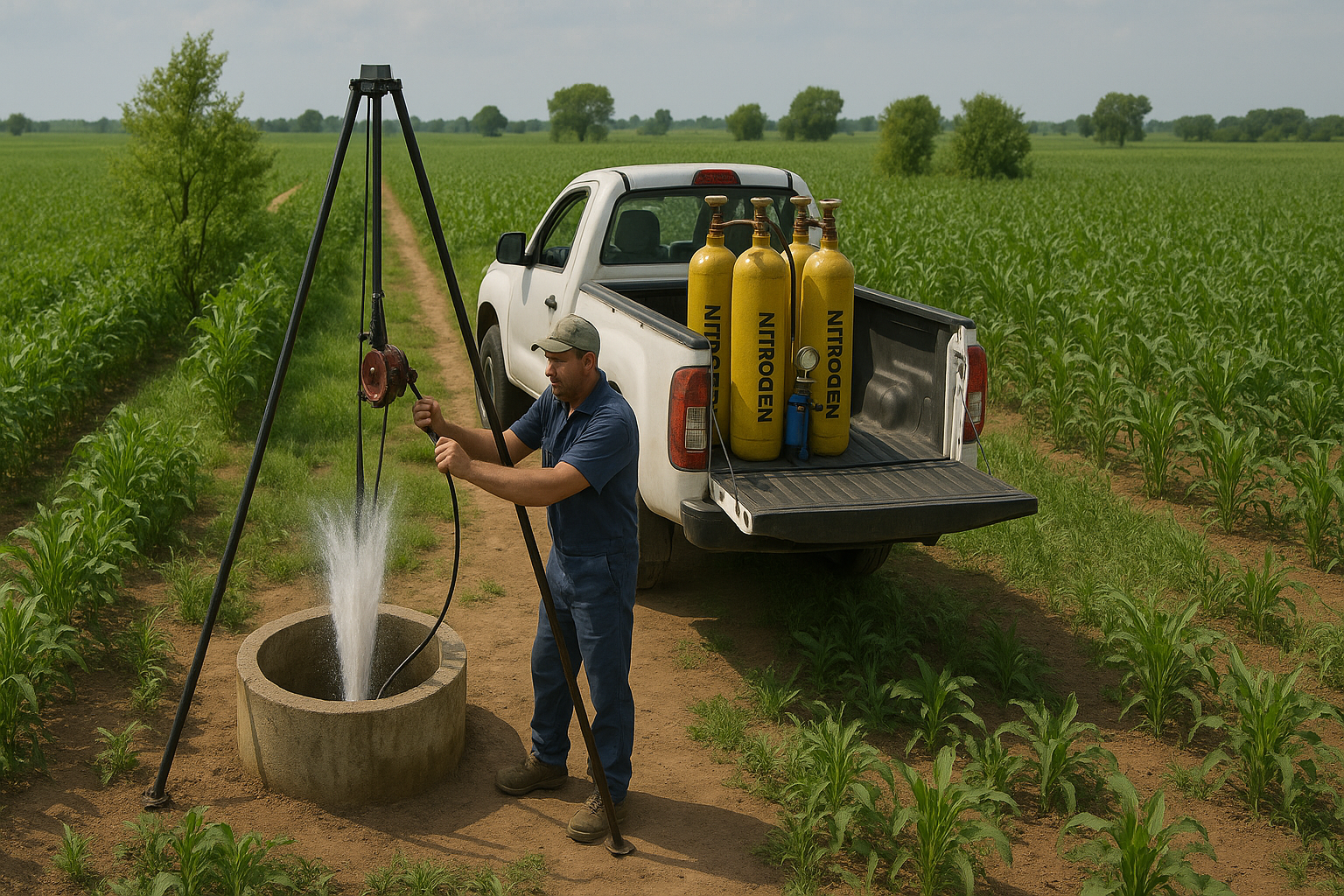 احیاء چاه های آب