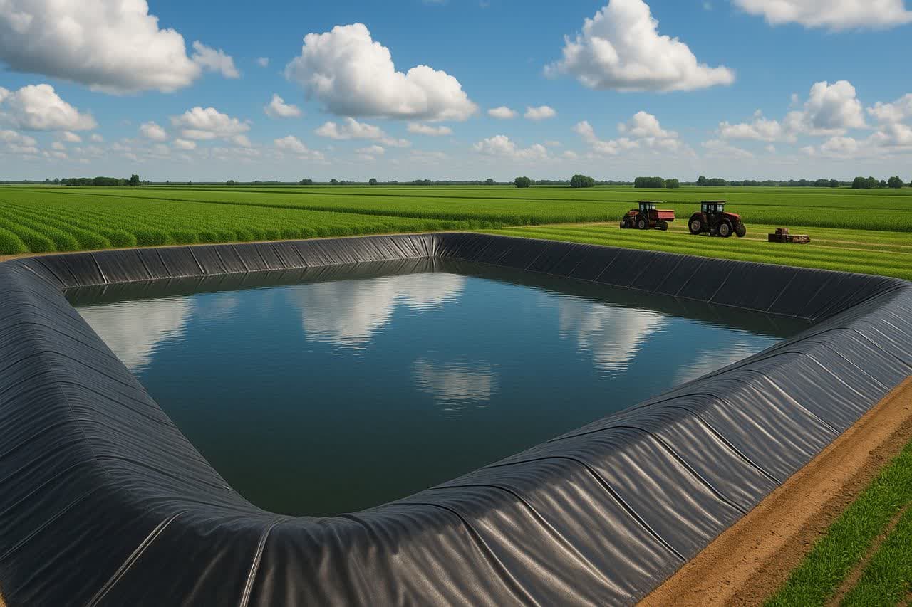 استخر ذخیره آب کشاورزی